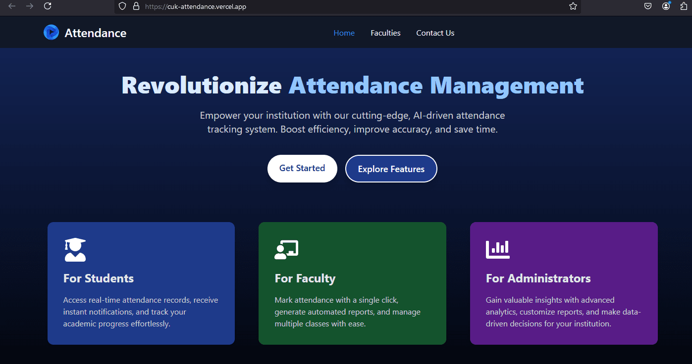 CUK Attendance screenshot