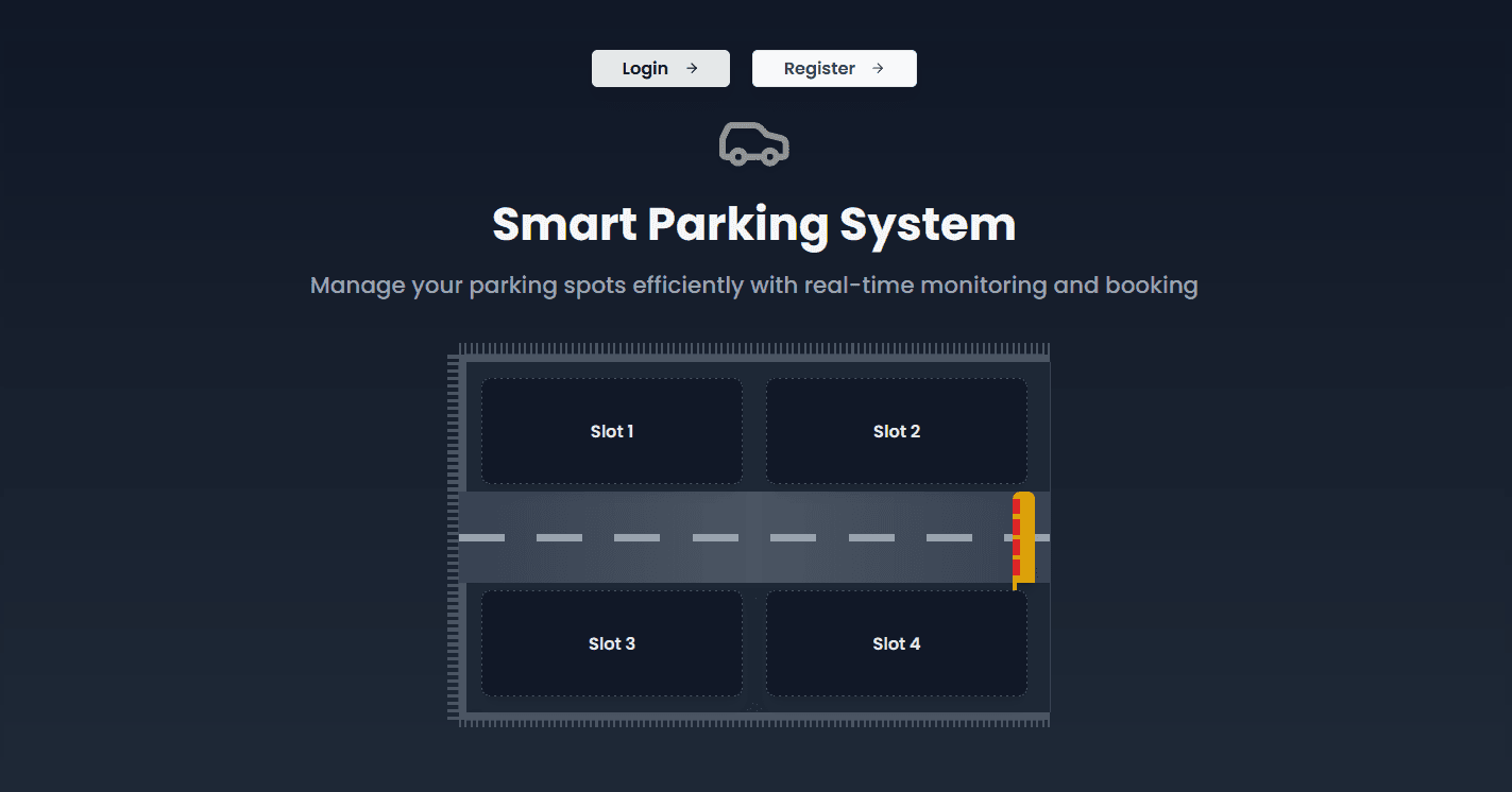 IoT Smart Parking System screenshot