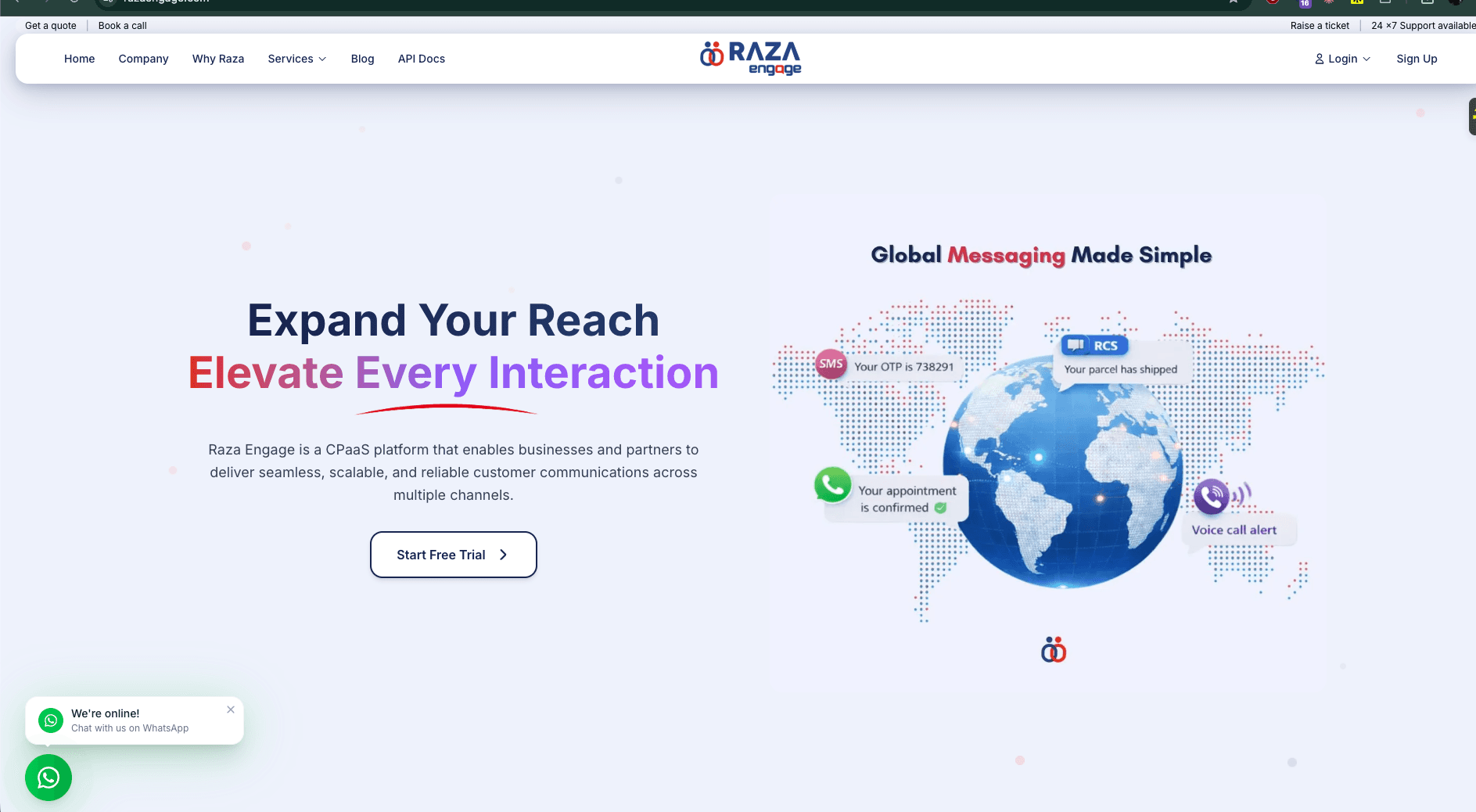 Razaengage screenshot
